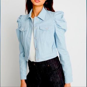 Choosy denim jacket size small NWT
